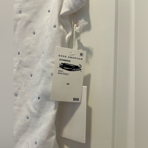 Good American CRYSTAL BABY TEE - Picture 4 of 8